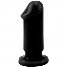Черный анальный фаллоимитатор «Evil Dildo Plug S», CN-101486562, бренд Chisa Novelties, из материала ПВХ, длина 9 см.