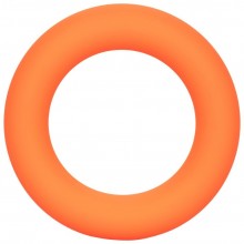 Эрекционное кольцо, «Link Up Ultra-Soft Verge», оранжевого цвета, SE-1349-20-3, бренд CalExotics, диаметр 3.75 см.