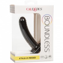 Страпон «Boundless 6 Smooth Probe», цвет черный, длиной 15,25 см., SE-2700-22-3, бренд CalExotics, из материала силикон, длина 15.25 см.