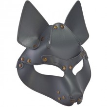 Серая кожаная маска волка «Wolf», Sitabella 3416-6, со скидкой