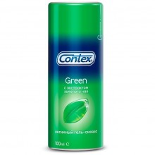 Интимная гель-смазка Contex «Green» с экстрактом зеленого чая, объем 100 мл, 3120759, из материала водная основа, 100 мл., со скидкой