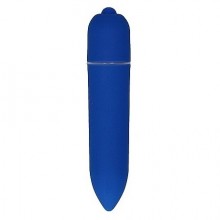 Вибропуля «Power Bullet», цвет голубой, универсальный, с 10 режимами вибрации, SHT048BLU, бренд Shots Media, из материала пластик АБС, длина 8.5 см., со скидкой