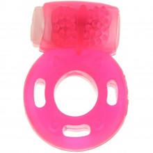 Эрекционное виброкольцо «FOIL PK VIB RNG», розового цвета, с вибрацией, 24 шт., SE-8000-30-3, бренд CalExotics, диаметр 2 см.