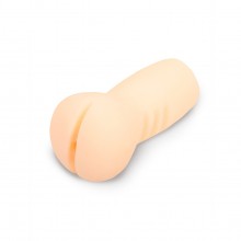 Браззерс - нежный мастурбатор-анус, нежной и мягкой текстуры, телесного цвета, BTS115, из материала Super Skin, длина 15 см., со скидкой