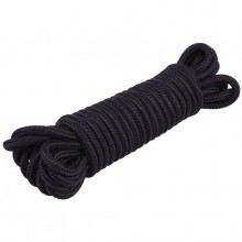Черная веревка для любовных игр Chisa, CN-484538642, из материала Хлопок, цвет Черный, 10 м., со скидкой