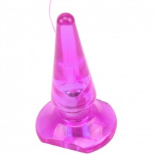 Втулка анальная с вибрацией «Nicoles Anal Pleaser», с пультом, цвет розовый, Chisa CN-333910600, из материала ПВХ, длина 10.5 см.