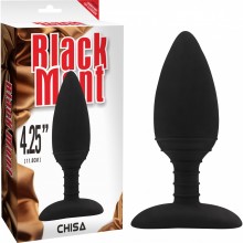 Анальная втулка с вибрацией «Black Mont 4.25», Chisa Novelties CN-551413292, из материала силикон, длина 12.2 см., со скидкой