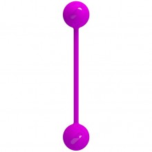 Вагинальные шарики со смещенным центром тяжести «Pretty LOve Kegel Ball III», Baile BI-014796, из материала силикон, длина 18.6 см., со скидкой