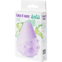 Нереалистичный мастурбатор- мини из эластичного материала «Take it Easy Chic» цвет фиолетовый, Lola 9022-05lola, бренд Lola Games, из материала TPE, длина 7 см., со скидкой