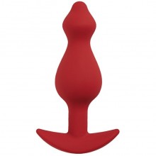 Роскошная анальная пробка «Libra S», цвет бордовый, Le Frivole Costumes 06153S, длина 9 см., со скидкой