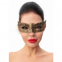 Ажурная карнавальная маска золотистого цвета, Джага-Джага 963-52 BX DD, из материала полиэстер, цвет золотой