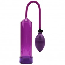 Фиолетовая ручная вакуумная помпа «Max Version», Chisa CN-702365761, бренд Chisa Novelties, длина 23.5 см., со скидкой