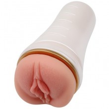 Мастурбатор-вагина для мужчин «The Rolling Burst» в колбе, телесная, общая длина 22.1 см, Chisa CN-620817429, из материала T-Skin, длина 22.1 см.