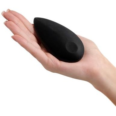 Мини-вибратор «So Divine Feel Good Pebble Vibrator» цвет черный, So divine J09012, из материала Силикон, длина 8 см.