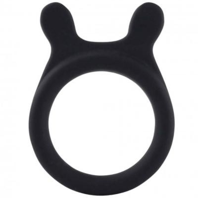 Черное эрекционное кольцо для мужчин «Be a Prince», Love to Love 6031308, из материала силикон, длина 15 см.