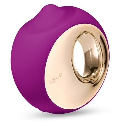 Клиторальный стимулятор «Ora 3 Deep Rose» c имитацией оральных ласк, фиолетовый, Lelo 7970, из материала силикон, длина 8 см., со скидкой