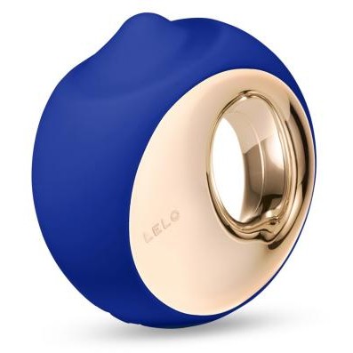 Клиторальный вибратор с ротацией «Ora 3 Midnight Blue», синий, Lelo 7833, длина 8 см.