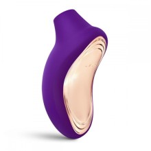 Премиальный звуковой массажер клитора «Sona 2», цвет фиолетовый, Lelo 7895, из материала силикон, длина 11.5 см., со скидкой