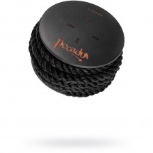 Веревка из хлопка на катушке для шибари «Pecado BDSM», черная, 06312, из материала Хлопок, цвет Черный, 5 м., со скидкой