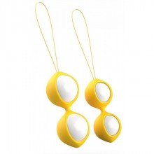 Вагинальные шарики «Bfit Classic », диаметр 2.9 см, BSwish BSCFI0082, бренд B Swish, цвет Желтый, длина 7.8 см.