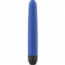 Вибратор классический «Bgood Classic Denim », цвет синий, диаметр 2.5 см, BSwish BSBGO1320, из материала TPU, длина 18 см., со скидкой
