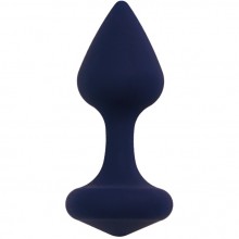 Анальная пробка «Exo», цвет темно- синий , размер L, Le Frivole Costumes 06154 L, из материала силикон, длина 9.6 см., со скидкой