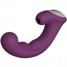 Вакуумный клиторальный стимулятор с отростком «Phoenix», цвет фиолетовый, Le Frivole 06110 One Size, One Size (Р 42-48), со скидкой