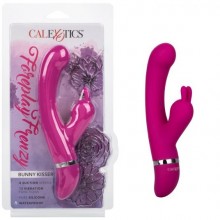 Вибратор-кролик «Foreplay frenzy bunny kisser», цвет розовый, California Exotic Novelties SE-0737-25-2, бренд CalExotics, длина 23 см.