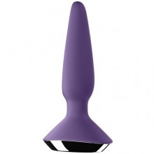 Анальная пробка с вибрацией «Satisfyer Plug Ilicious 1», цвет фиолетовый, Satisfyer 4003221PUR, из материала силикон, длина 13.5 см.