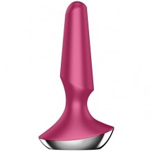 Анальная пробка с вибрацией «Satisfyer Plug Ilicious 2» цвет малиновый, Satisfyer 4003276BERRY, из материала силикон, цвет розовый, длина 14 см., со скидкой