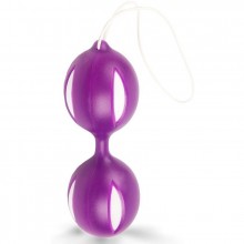 Интимные шарики с петелькой, цвет фиолетовый , Brazzers BRBT001PUR, из материала ПВХ, длина 10.5 см., со скидкой
