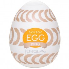Мастурбатор-яйцо из новой коллекции «Wonder Ring», Tenga KAZ970902, цвет белый, длина 6.1 см., со скидкой