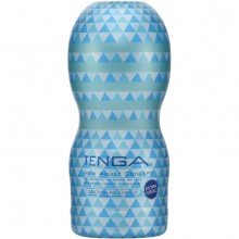 Мастурбатор с экстра-охлаждением «Tenga Vacuum Cup - Extra Cool Edition » цвет голубой, Tenga KAZ974993, длина 15.5 см., со скидкой