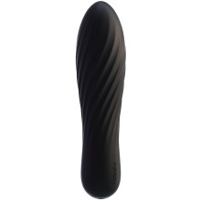 Мини-вибропуля для стимуляции эрогенных зон «Tulip», цвет черный, Svakom S115B-Black, из материала силикон, длина 10.5 см., со скидкой