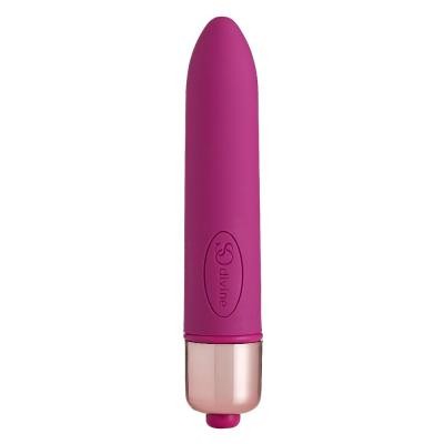Мини-вибратор «Afternoon delight Bullet Vibrator», цвет розовый, So divine J600D02, из материала TPU, длина 9 см.
