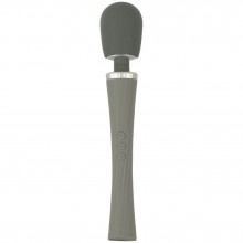 Вибромассажер «Super Strong Wand Vibrator», цвет серый, Baile 5508090000, длина 29.7 см.