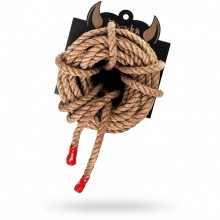 Натуральная джутовая веревка ручной работы «Shibari Pecado BDSM» для эротического связывания и обездвиживания, 06102-03, 100 м., со скидкой