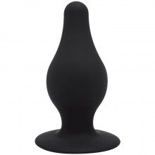 Анальная пробка средняя «SileXD Model 2», цвет черный, Adrien Lastic 230795, длина 9.3 см., со скидкой