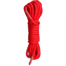 Нейлоновая красная веревка для связывания «Red Bondage Rope», длина 5 м, EasyToys ET247RED, бренд EDC Collections, цвет красный, 5 м., со скидкой