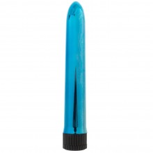 Классический вибратор, цвет голубой, OYO OYO-C06BLE, из материала пластик АБС, длина 18 см.