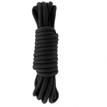 Черная веревка для бондажа, OYO ROPE-5-Black., из материала полиэстер, 5 м.