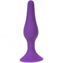 Cиликоновая анальная пробка размера XL, цвет фиолетовый, OYO OYO - Softpurple XL, длина 15 см., со скидкой