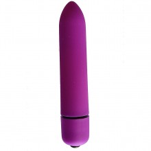 Яркая вибропуля с заостренным кончиком, цвет лиловый, OYO VB10-OYO-dark violet, из материала пластик АБС, цвет фиолетовый, длина 9.3 см., со скидкой