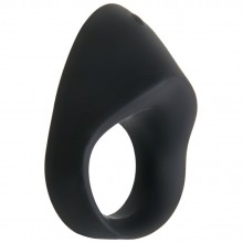 Черное эрекционное кольцо с вибрацией «Zero Tolerance Night Rider», Evolved ZE-RS-3411-2, из материала силикон, длина 6.7 см., со скидкой