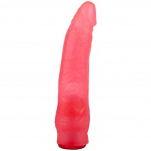 Реалистичная насадка «Harness» розового цвета, 20 см, Lovetoy, длина 20 см., со скидкой