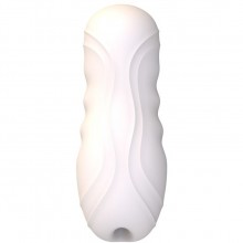 Мастурбатор с эффектом всасывания «Foaming Eve Dolls», белый, Vandersex EVE62532, длина 15 см.