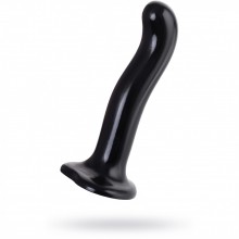 Ремневой нереалистичный страпон «P&G SPOT», размер M, 18 см, Strap-on-me 6015773, цвет черный, длина 18 см., со скидкой