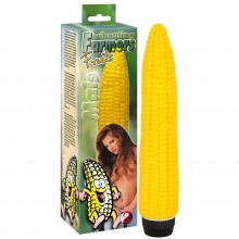Вибратор в форме кукурузного початка «Farmers Fruits corn», 24 см, Orion 5603750000, из материала TPR, цвет желтый, длина 24 см.