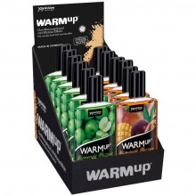 Набор разогревающих массажных масел «WARMup Green Apple» и «WARMup Mango + Passion Fruit», 150мл х 12 шт, JoyDivision 14339, из материала масло, 1800 мл., со скидкой