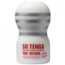 Мастурбатор «SD Original Vacuum Cup Gentle», TENGA TOC-201SDS, из материала силикон, цвет белый, длина 12 см., со скидкой